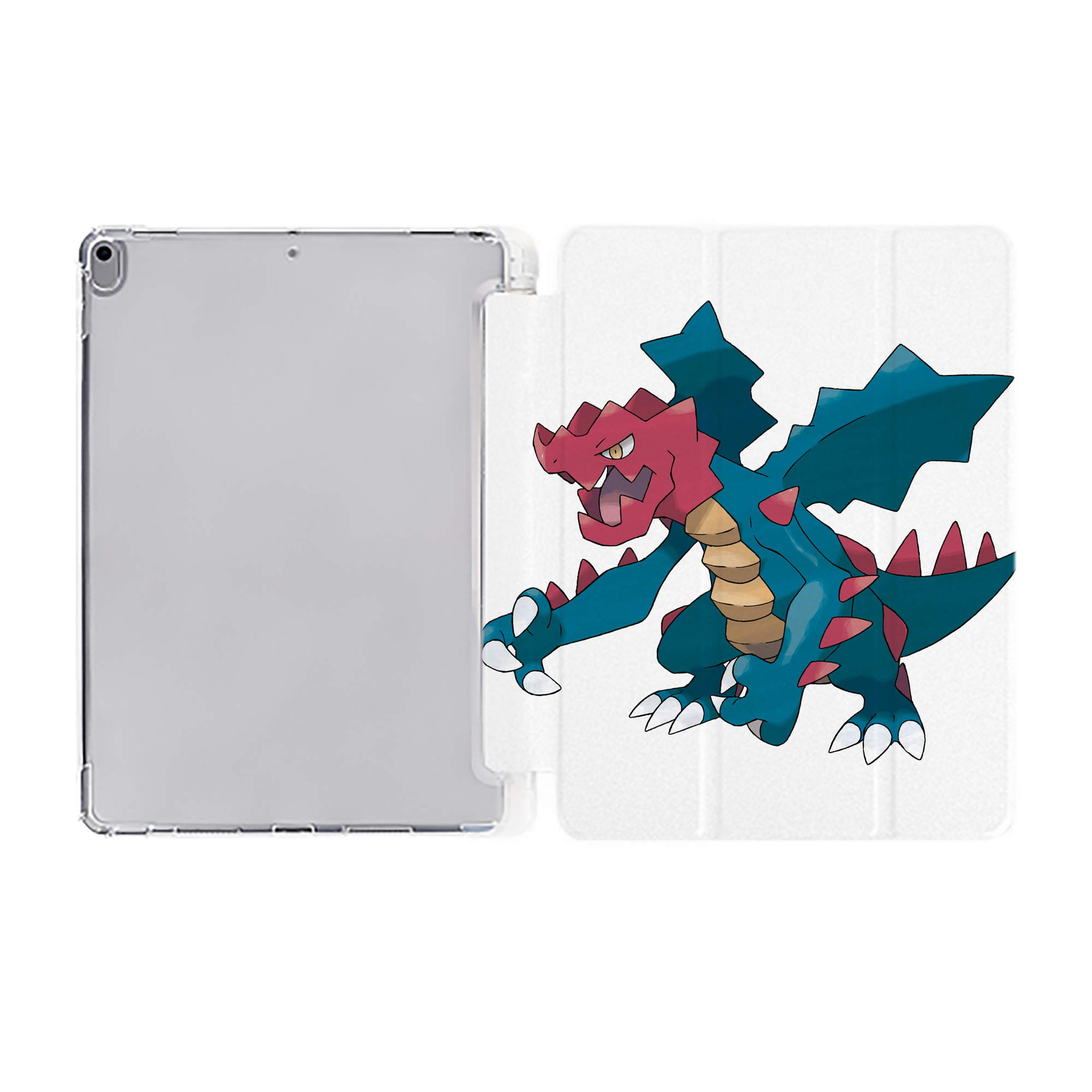 （画像用） ポケットモンスター Pokémon IPad ケース ペン収納付き 三つ折りスタンド PUレザー×シリコン 対応機種9.5/10.5/10.9インチ